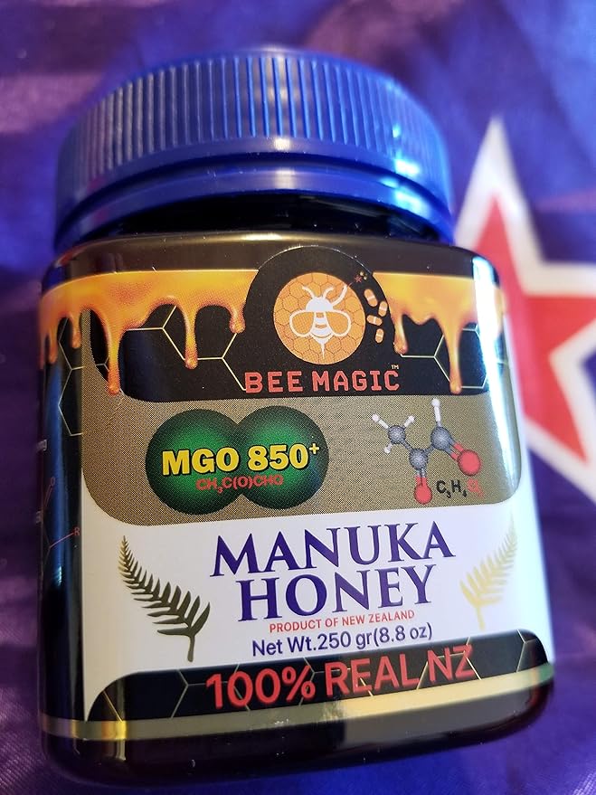 Bee Magic Raw Manuka Honey potency MGO850+ Kosher Single Barrel Batch 250 gr/8.82 oz