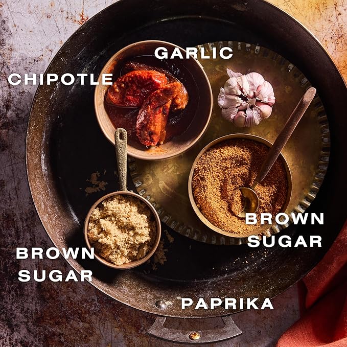 Dalkin &amp Co. Meat Chipotle Brown Sugar Cumin &amp Garlic Blend Smoky Sweet Cooking Seasoning Rub for Pantry &amp Kitchen Eco Friendly Reusable Jar Clean Flavor with No Fillers or Additives