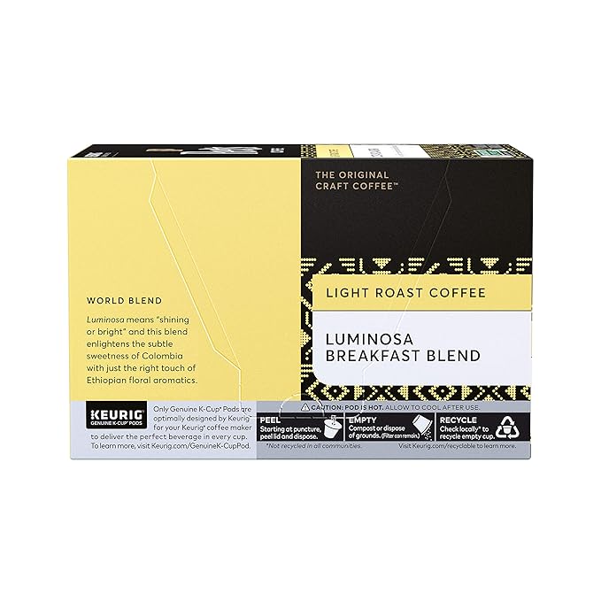 Peet's Coffee K-Cup Pack Colombia Luminosa 10ct
