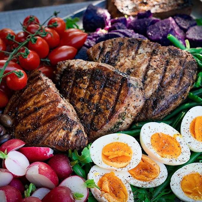 Fire &amp Smoke Society Fish Monger Seafood Seasoning | Fish Seasoning for Snapper Swordfish Tuna Catfish Salmon | BBQ Rubs and Spices | Himalayan Pink Salt Garlic Aromatic Herbs Lemon and Ora
