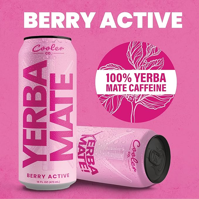COOLER CO 12 PACK YERBA MATE (12 Pack Berry Active)
