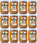 Once Again Natural Creamy Cashew Butter 16oz - Unsweetened - Peanut Free Gluten Free Certified Vegan Kosher - Glass Jar - Case of 12