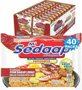 Mi Sedaap - Ayam Bakar Limau - Instant Fried Noodle Grilled Chicken Lime Flavor 3.1 Oz (Pack of 40)