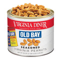 Virginia Diner Old Bay Natural Virginia Salted Roasted Peanuts Premium Heart Healthy Snack in Vacuum Sealed Tin 36 oz (Pack of 1)