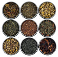 Heavenly Tea Leaves Assorted Tea Sampler Loose Leaf Tea Sampler Gift Set 9 Assorted Organic Loose Leaf Teas &amp Herbal Tisanes (Approx. 90 Servings) - Variety Pack Assortment of High to No Caffei