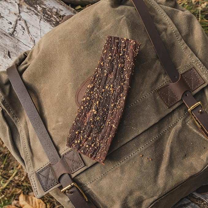 Biltong Depot Smoky Mesquite Beef Biltong Slab – 8oz | Air-Dried Beef Jerky Snack | High Protein | Zero Sugar | Keto &amp Paleo Friendly | Gluten Free | No Artificial Preservatives | No MSG