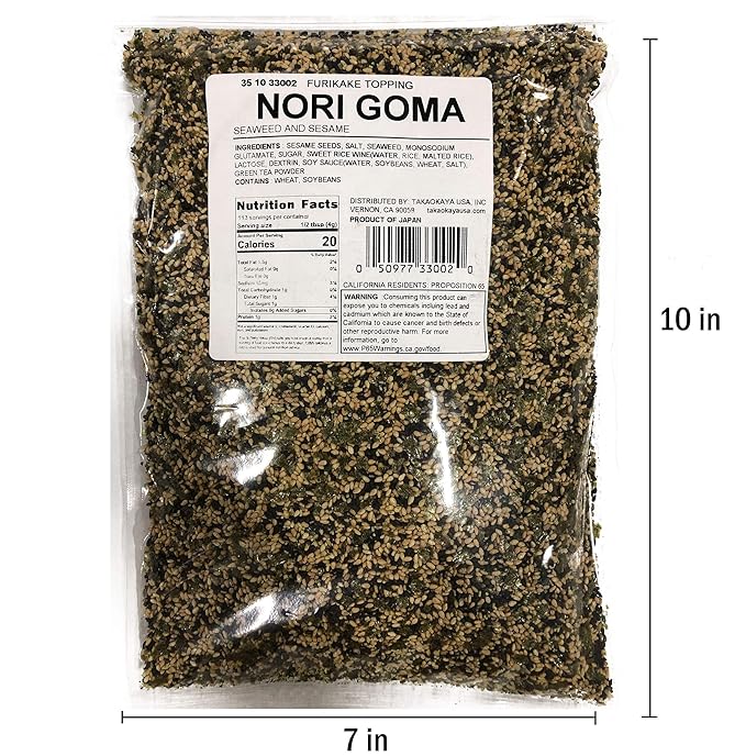 Nori Goma Furikake Rice Seasoning (1 Pound) Product of Japan