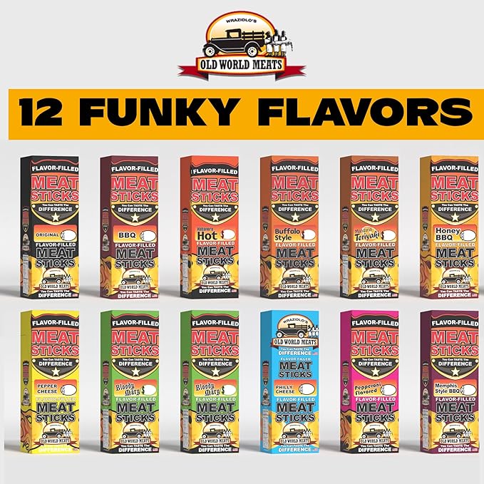 Old World Meats Meat Sticks 110 Calories Keto Low Carb 1g Sugar Fuelings 20 Pack 1 ounce sticks (Mandarin Teriyaki)