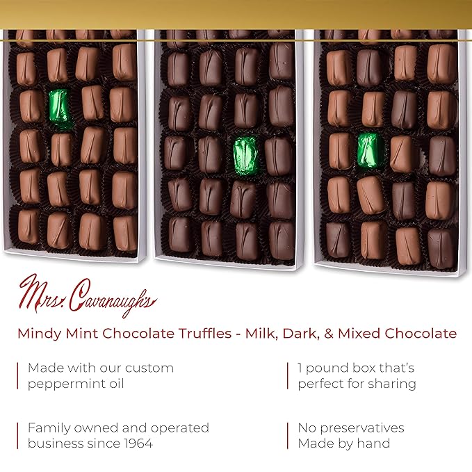 Mrs. Cavanaugh's 5 lb Mindy Mint Truffle Milk Chocolate