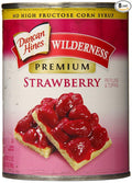 Duncan Hines Wilderness More Fruit Strawberry Pie Filling and Topping 21 oz. (Pack of 8)