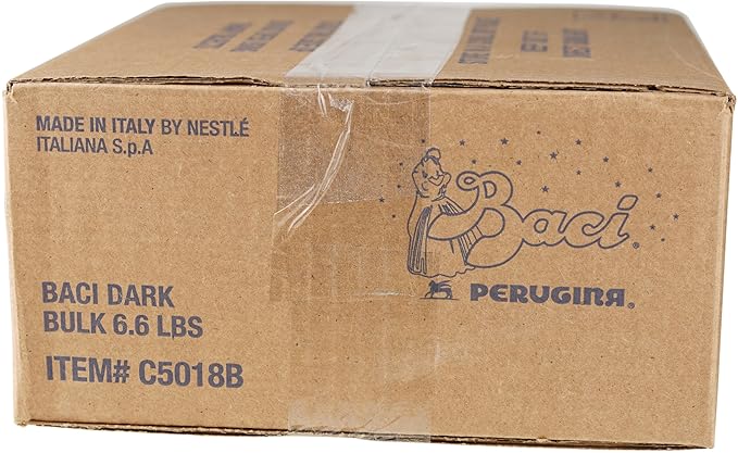 Perugina Baci Classic Chocolate Bulk Box Dark 6.6 Pound