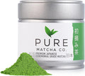 Pure Matcha Co | Premium Ceremonial Grade Matcha Green Tea Powder | Authentic Japanese Origin | Sugar Free | 30g 1.06oz
