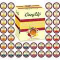 Cozy Up Iced Sweet Fruit Black Tea K-Cup Variety Pack 36 Count Guilt-Free Zero Calorie Sweetness - Compatible with Keurig - Lemon Tropical Berry Passion Fruit Apple &amp Peach - Single Serve Po