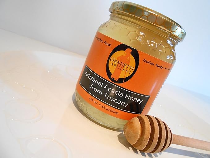 Giannetti Artisans Imported Premium Italian Acacia Honey - 17.63 oz (Single)