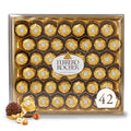 Ferrero Rocher Gourmet Hazelnut Milk Chocolate Gift Box 42 Individually Wrapped Chocolates 18.5 oz
