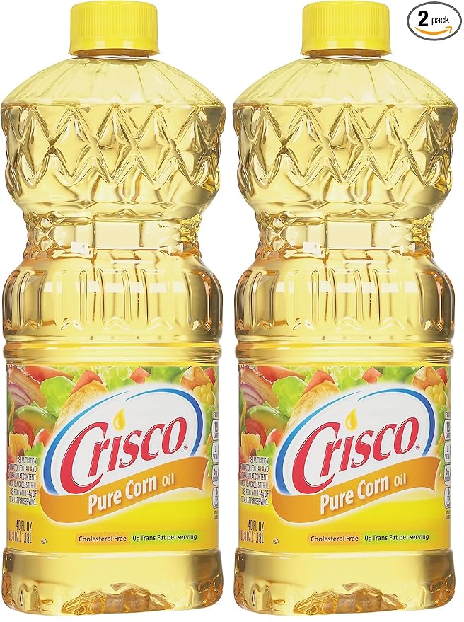 Crisco Pure Corn Oil 40 Fluid Ounce (Pack of 2)