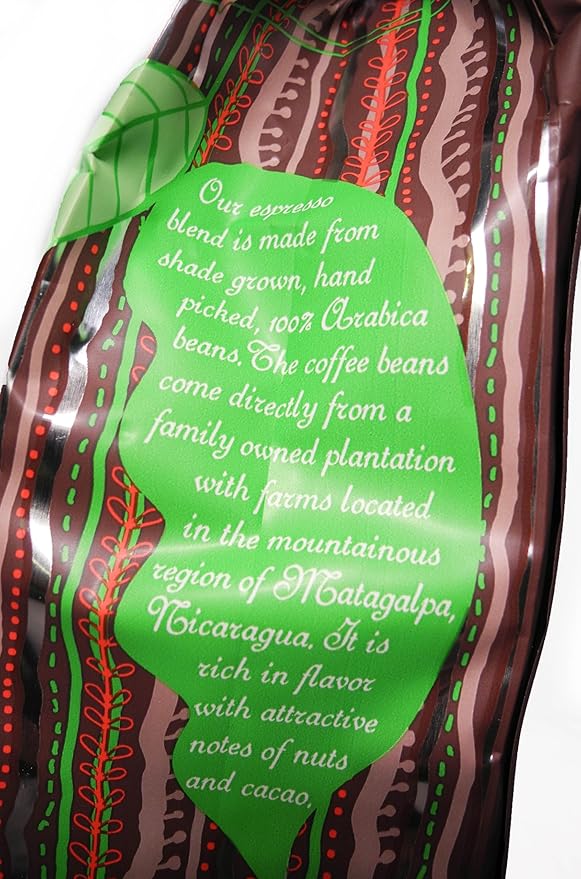 Trader Joe's Shade Grown Ground Espresso Blend 100% Arabica Beans Dark Roast Fine Grind