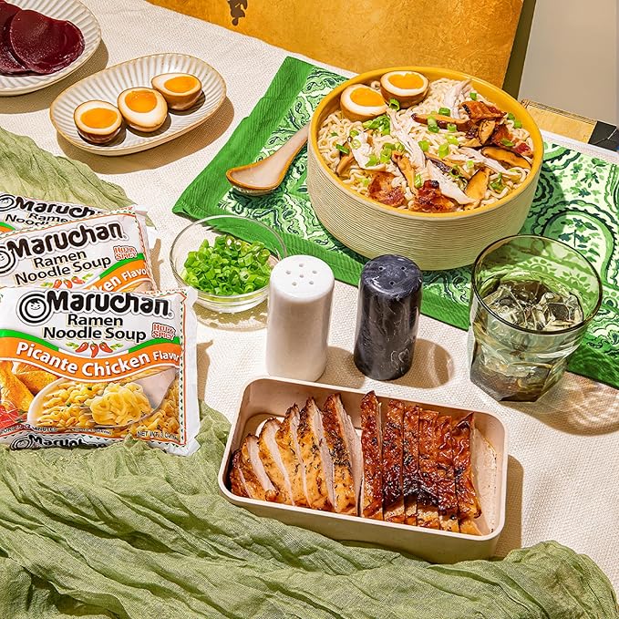 Maruchan Ramen Noodle Soup 24 Count 10 Flavor Variety Pack