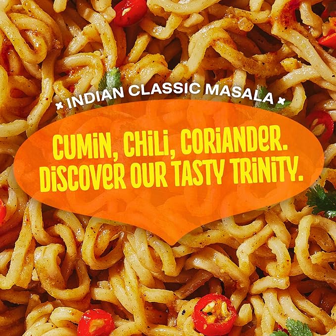 Maggi Indian Classic Masala Noodles Instant Noodles 3 Min Indian Noodles Mildly Spicy 24Pk