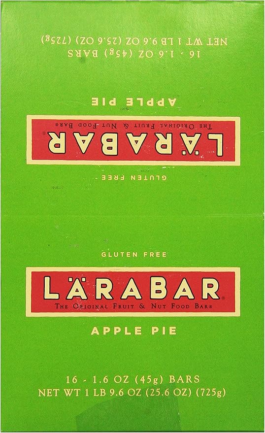 Larabar Fruit &amp Nut Bar Apple Pie 1.6 Ounce 16 Bars