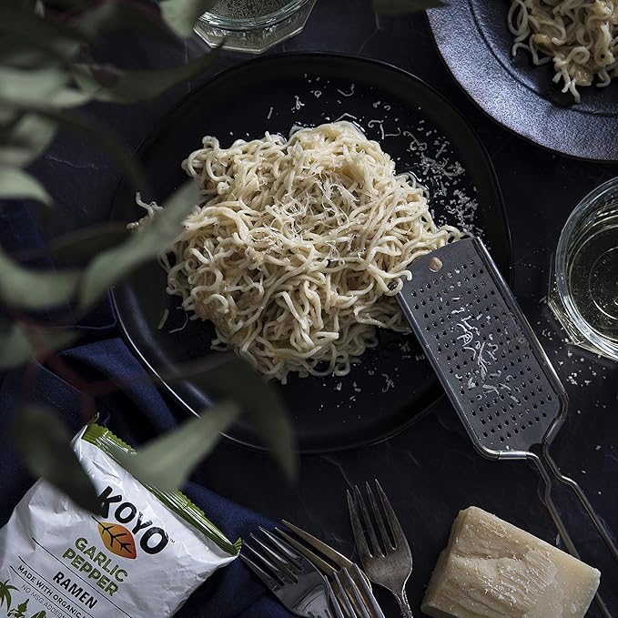 Koyo Reduced Sodium Garlic and Pepper Ramen Made with Organic Noodles 2.1 peppergarlic 25.2 Ounce (Pack of 12)