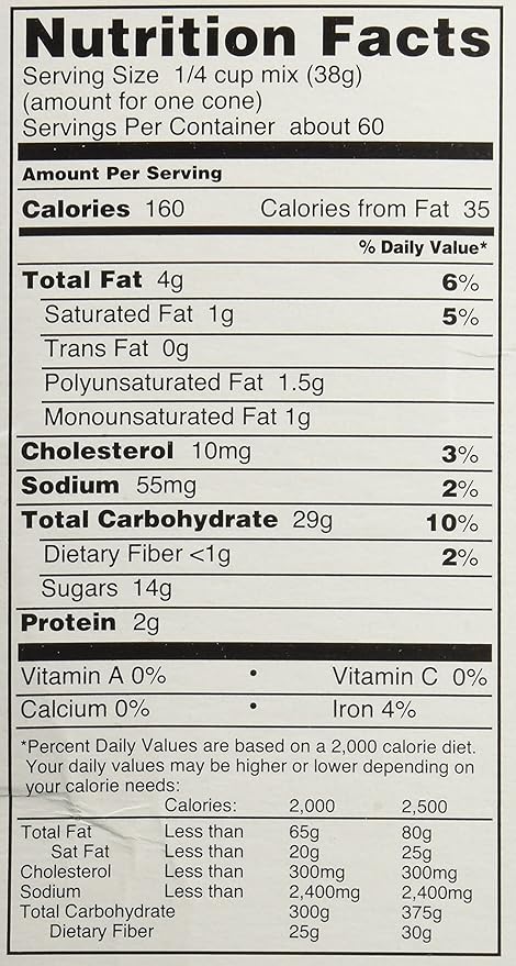 Krusteaz WAFFLE CONE Mix 5lb (2 Bags) Restaurant Quality