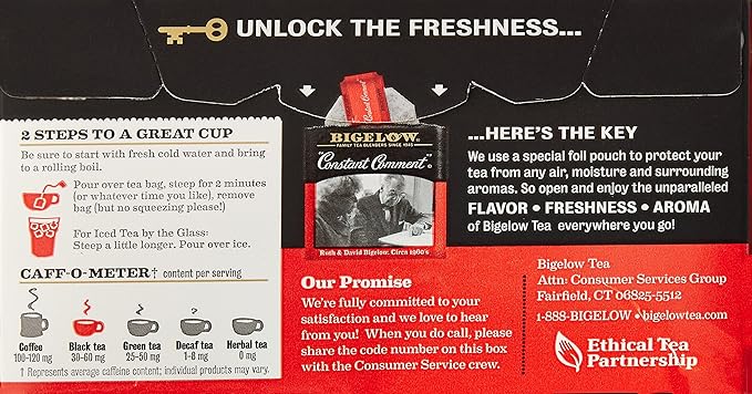 Bigelow Constant Comment Tea Original 20 bags (Pack of 6)