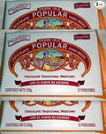 3 X Chocolate Popular Tradicional Mexicano Makes 12 Cups 250g Product From Mexico