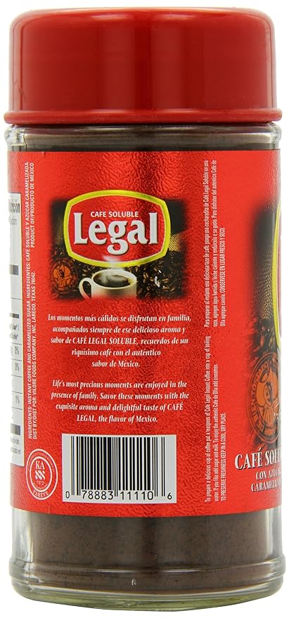 Cafe Legal Instant Coffee 3.5-Ounce (Pack of 6)