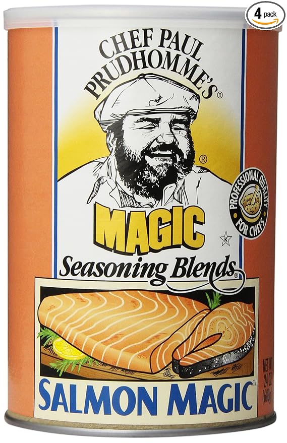 Magic Seasoning Blends Salmon Magic Seasoning Blend 24-Ounce Canister (Pack of 4)