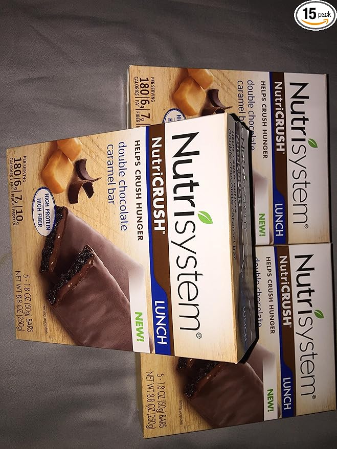 Nutrisystem bar Double Chocolate Caramel 15 Bars