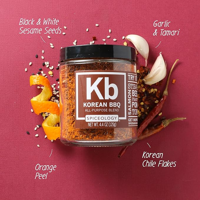 Spiceology – Sweet &amp Savory Seasoning Bundle – Korean BBQ &amp Maui Wowee Teriyaki Blends – Asian-Inspired Rubs for Pork Chicken Pineapple Ribs &amp More – Bold Sweet Umami Flavor