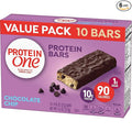 Protein One 90 Calorie Protein Bars Chocolate Chip 10 Count (Pack of 6)