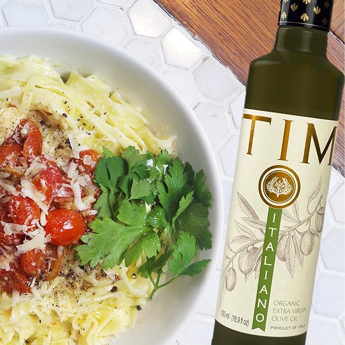 Entimio Italiano Organic Italian Extra Virgin Olive Oil from Italy 500+ mg/kg High in Polyphenols 2025 Gold Winner Tuscany evoo Cold Extracted Lab Tested for Drinking Cooking and Finishing