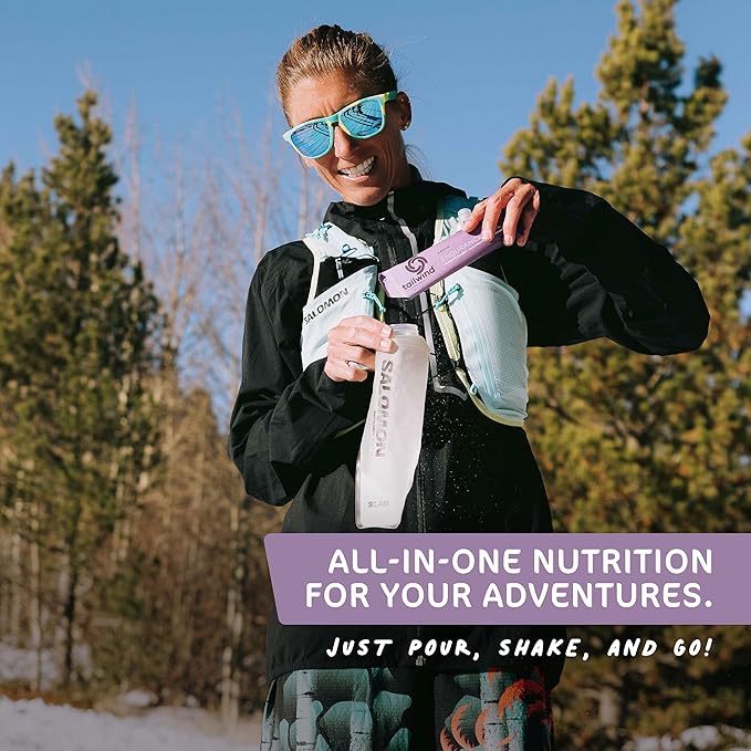 Tailwind Nutrition Endurance Fuel Sports Drink Powder Single Serving with Electrolytes Non-GMO Free of Soy Dairy and Gluten Vegan-Friendly Grape Pack of 12