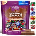 Madelaine Milk Chocolate Christmas Presents – Individually Wrapped Holiday Chocolates for Kids – Christmas Candy Stocking Stuffers &amp Holiday Gift Basket Treats – 8 oz Bag (Approx. 24 Pieces)