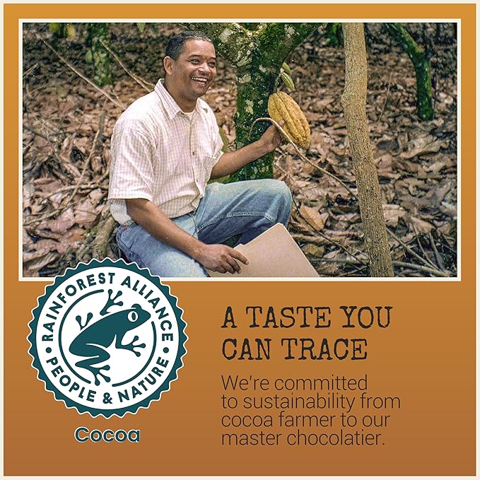 Chocolove Almonds &amp Sea Salt Dark Chocolate Bars | 55% Cocoa | Crunchy Almonds with a Salty Twist | Premium Dark Chocolate | Non-GMO &amp Gluten-Free 3.2 oz Bar (12 Pack)