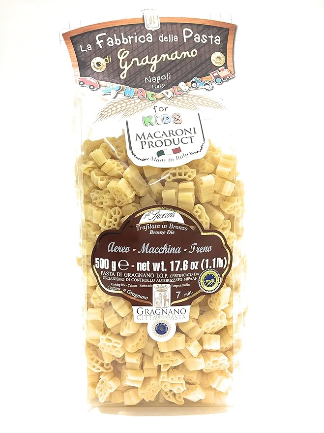 La Fabbrica della Pasta. Pasta for Kids. Planes Cars Trains. 500g (1.1lb)
