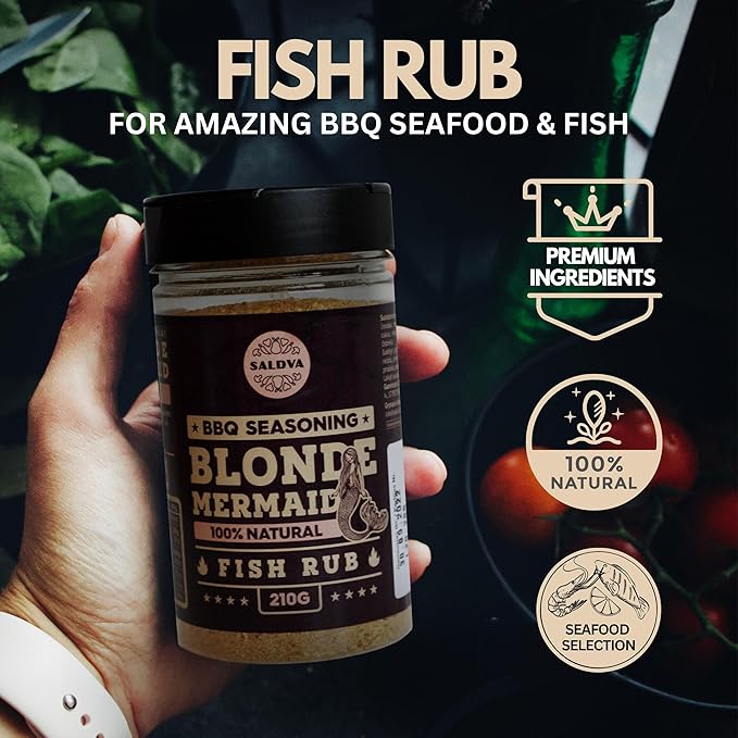 Gourmet Selection of Premium BBQ Seasonings - Holy Cow Angel’s Wings Smoky Pig Tandoori Rajah Burger's Heart &amp Blonde Mermaid BBQ Rubs | Pack of 6 | 100% Natural | Great Spices Gift For Foodie