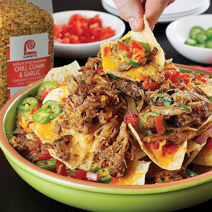 Lawry's Santa Fe Style Chili Cumin &amp Garlic Seasoning 19 oz - One 19 Ounce Container of Chili Garlic Seasoning for Authentic Southwestern Flavor Perfect in Nachos Tacos and More