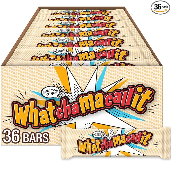 WHATCHAMACALLIT Chocolate Caramel Peanut Crisps Candy Bars 1.6 oz (36 Count)