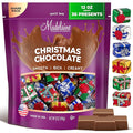 Madelaine Milk Chocolate Christmas Presents – Individually Wrapped Holiday Chocolates for Kids – Christmas Candy Stocking Stuffers &amp Holiday Gift Basket Treats – 12 oz Bag (Approx. 36 Pieces)