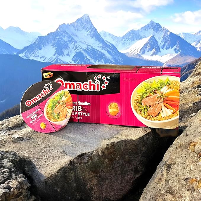 Asia Style Instant Noodles (COMBO OMACHI RIB SOUP POTATO NOODLES)