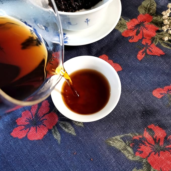 Cha Wu-[B] JinYaGongTing Ripe Pu erh Tea12.5ozYunNan Chinese Shu Pu'er Tea Cake