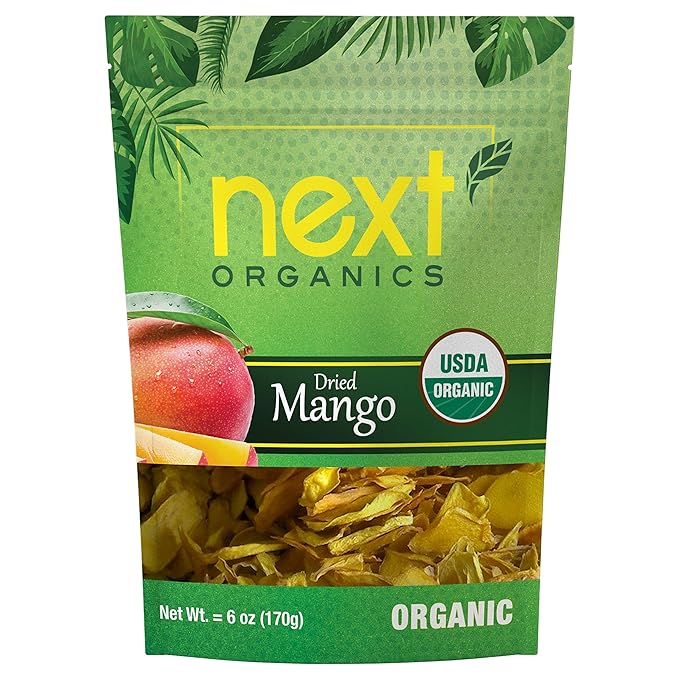 Next Organics Dried Fruit Variety Pack (6 oz Mango Coconut Figs) (Pack of 3)