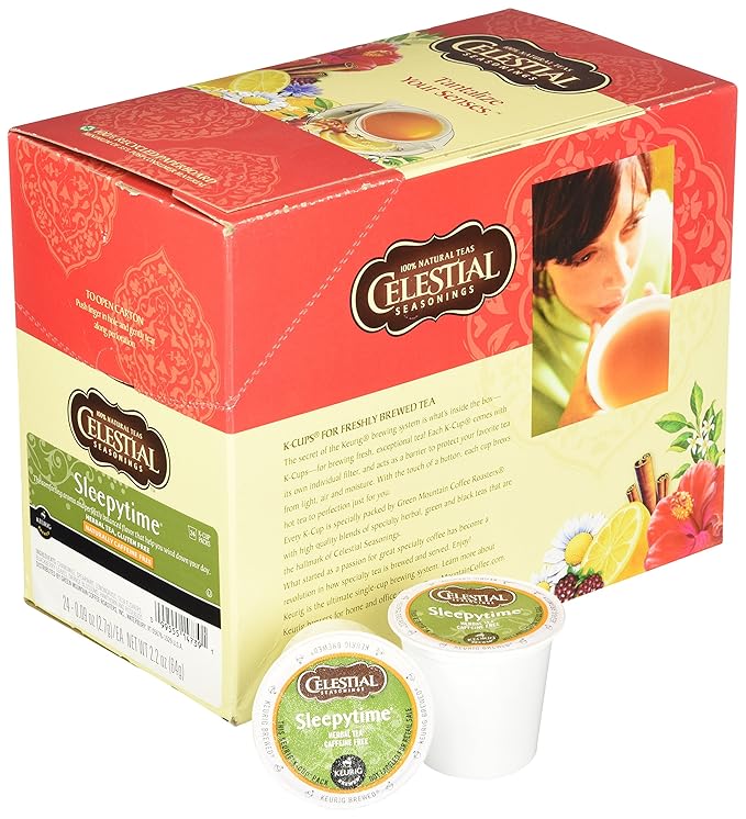 Celestial Seasonings Sleepytime Herbal Tea K-Cup Portion Pack for Keurig K-Cup Brewers 96 Count