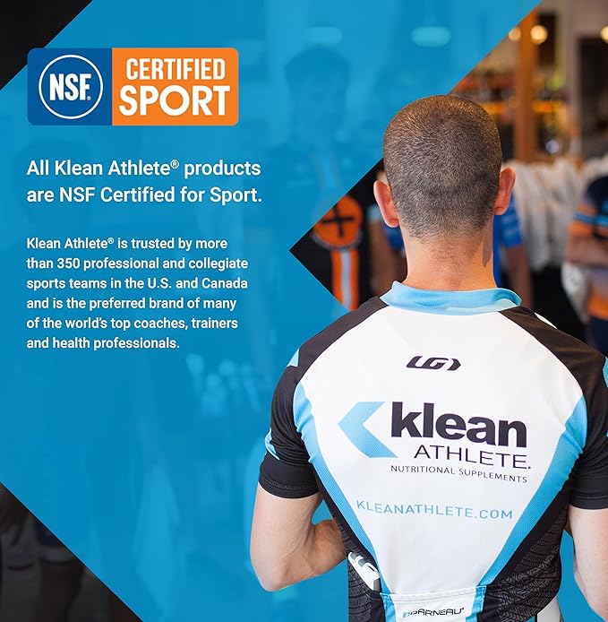Klean Athlete Klean Isolate - Whey Protein Isolate - Daily Protein &amp Amino Acid - Intake for Muscle Integrity* - NSF Certified for Sport - 20 Servings - Unflavored