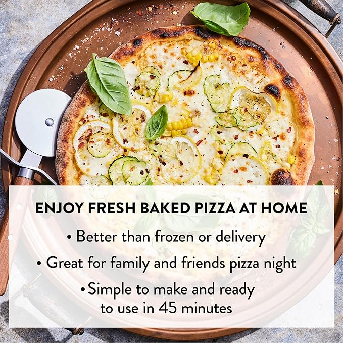 DeLallo Gluten Free Flour Pizza Kit 17 oz Bag (4 Pack) All Purpose Pizza Dough Mix for Baking Crust Bread and Calzones Vegan Dairy Free