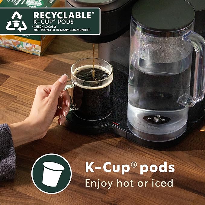 Starbucks K-Cup Coffee Pods Starbucks Blonde Medium Dark Roast and Flavored Hot or Iced Coffee Variety Pack 40 Keurig Pods