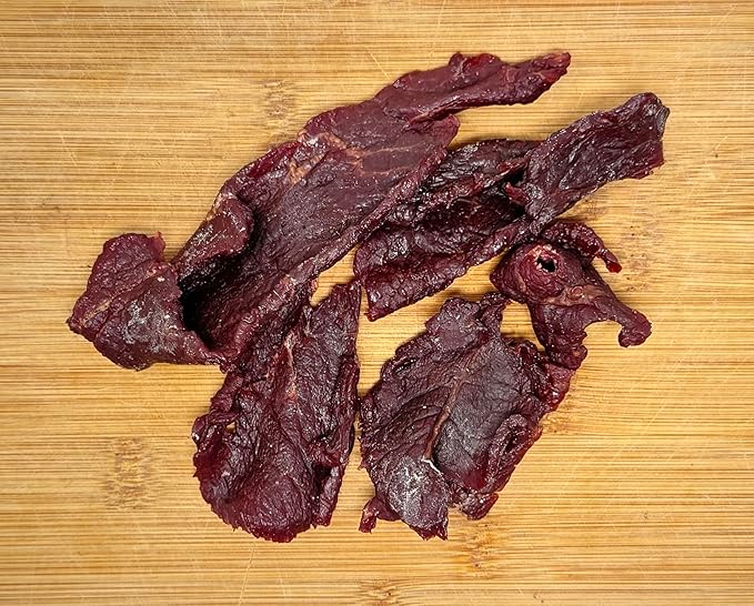 Ranch House Beef Jerky Sampler Pack Original Peppered &amp Teriyaki Jerky - Whole-Muscle Montana Meat Strips 9.9 Oz Total (3.3oz ea)